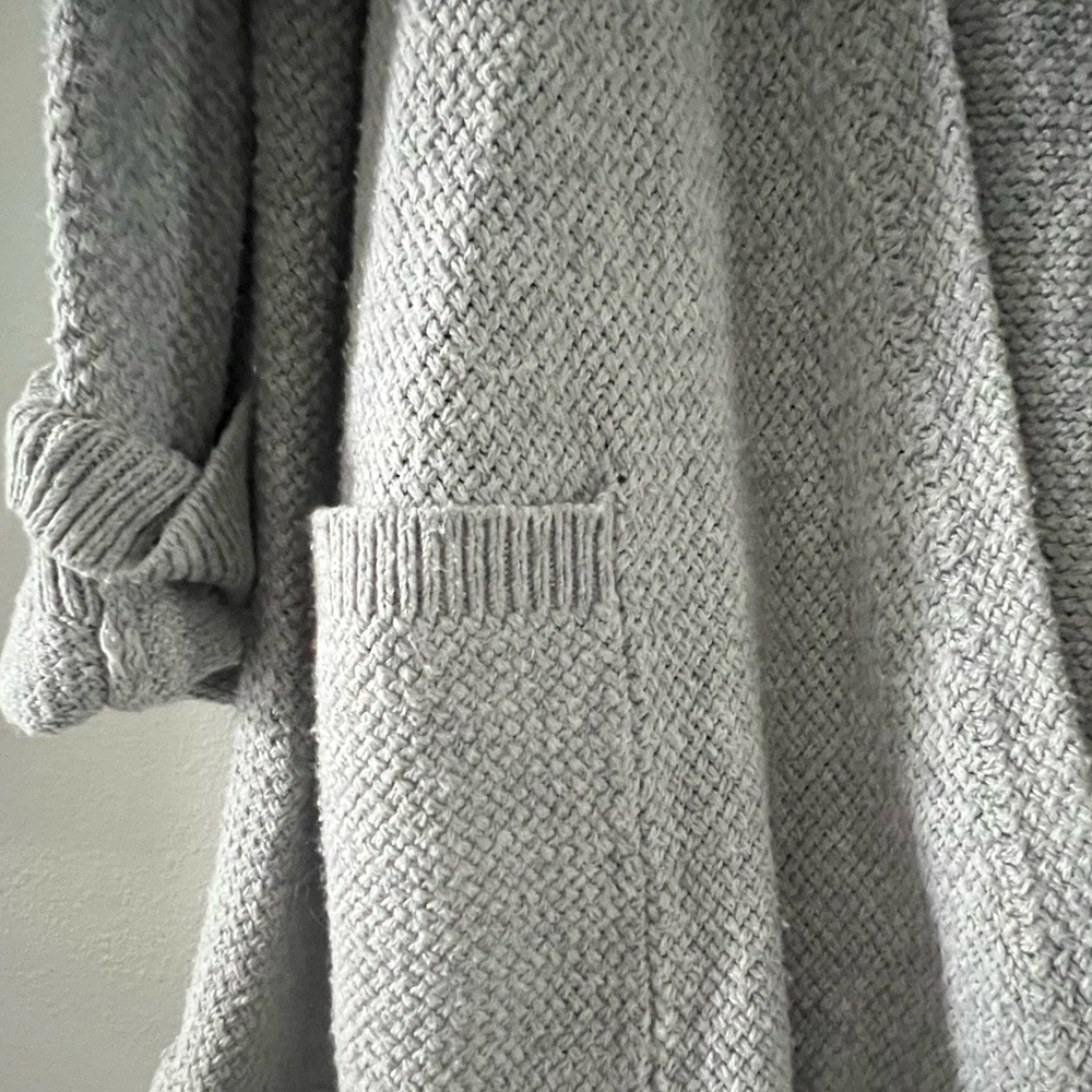 ◾️Madewell Palisades Gray Sweater Cardigan Size Large - Picture 9 of 9